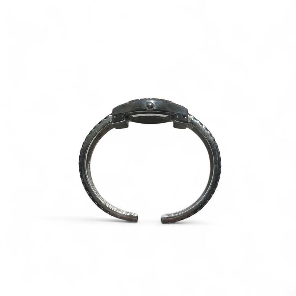 Geneva Silver Mesh Cuff Quartz Watch - Picture 3 of 5